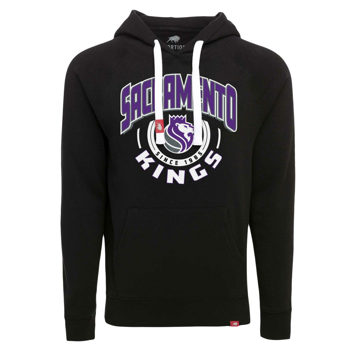 Sacramento Kings Sportiqe Unisex Olsen Super Soft Tri-Blend Raglan Pullover Hoodie