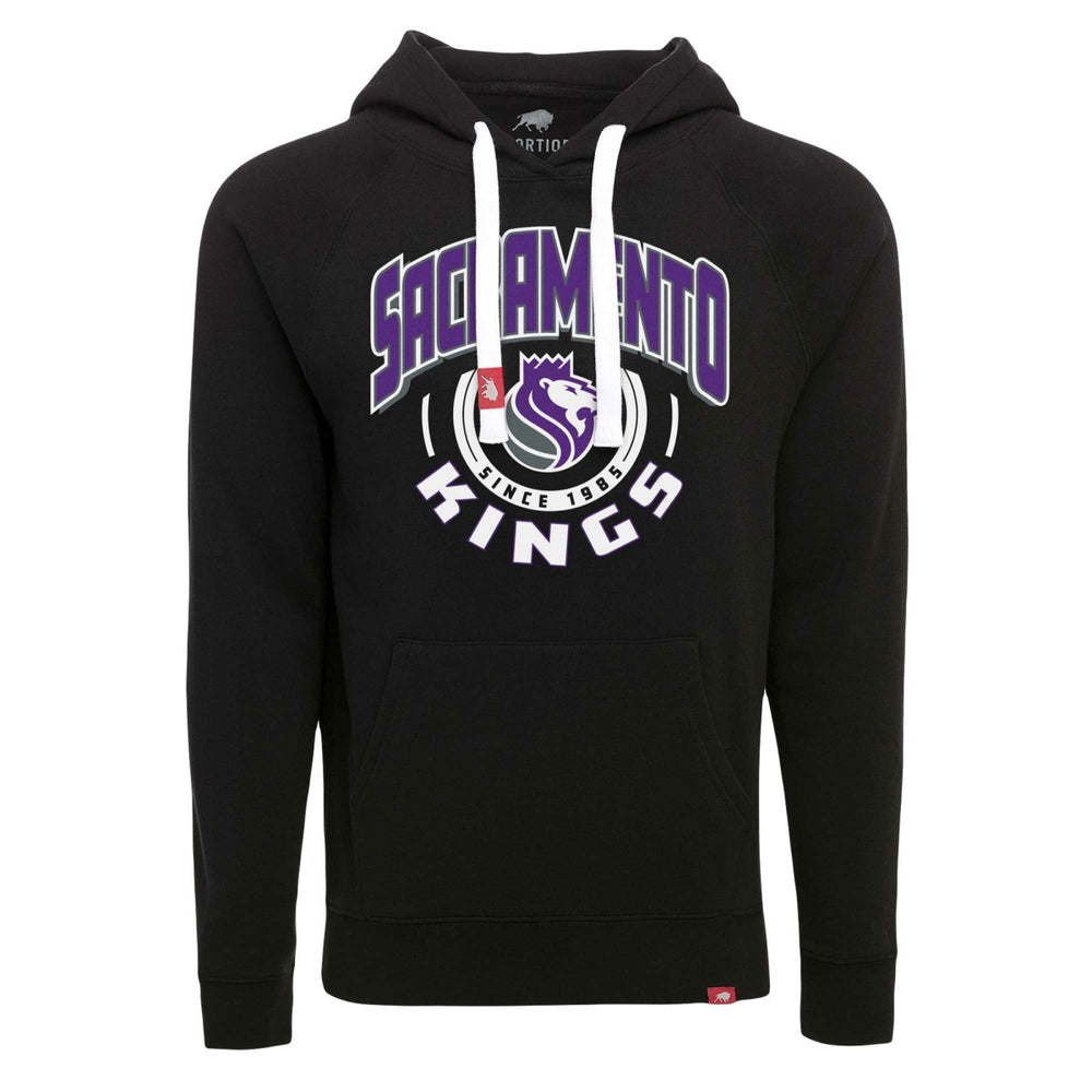 Sacramento Kings Sportiqe Unisex Olsen Super Soft Tri-Blend Raglan Pullover Hoodie