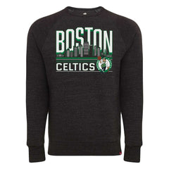 Boston Celtics Sportiqe Unisex Harmon Super Soft Tri-Blend Raglan Pullover Sweatshirt