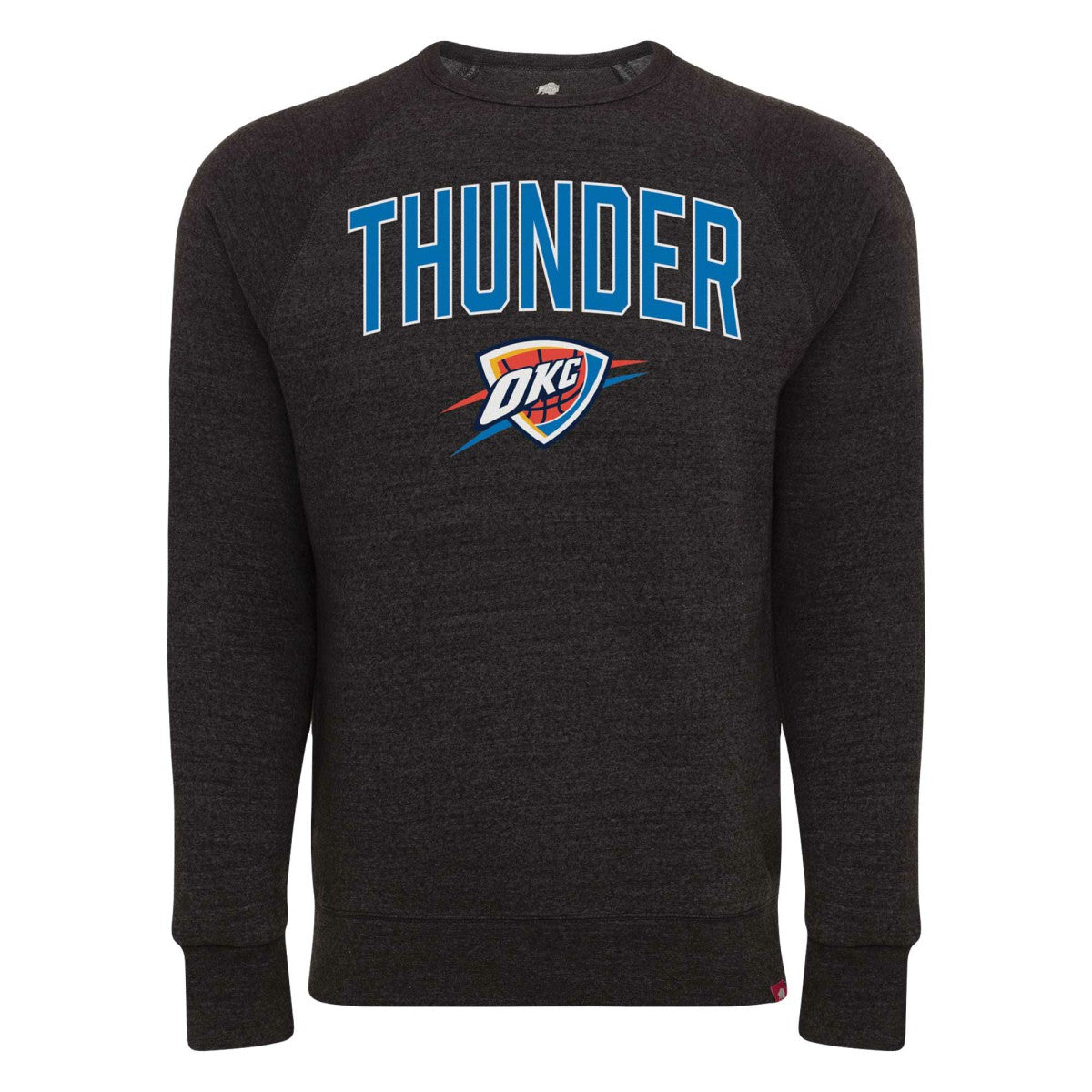 Oklahoma City Thunder Sportiqe Unisex Harmon Super Soft Tri-Blend Raglan Pullover Sweatshirt