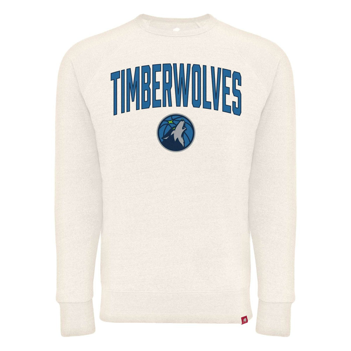 Minnesota Timberwolves Sportiqe Unisex Harmon Super Soft Tri-Blend Raglan Pullover Sweatshirt