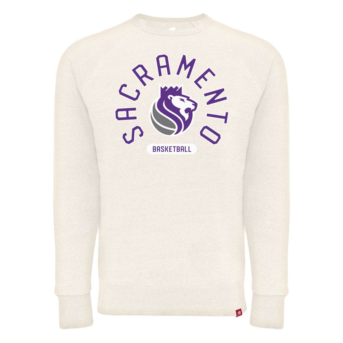 Sacramento Kings Sportiqe Unisex Harmon Super Soft Tri-Blend Raglan Pullover Sweatshirt