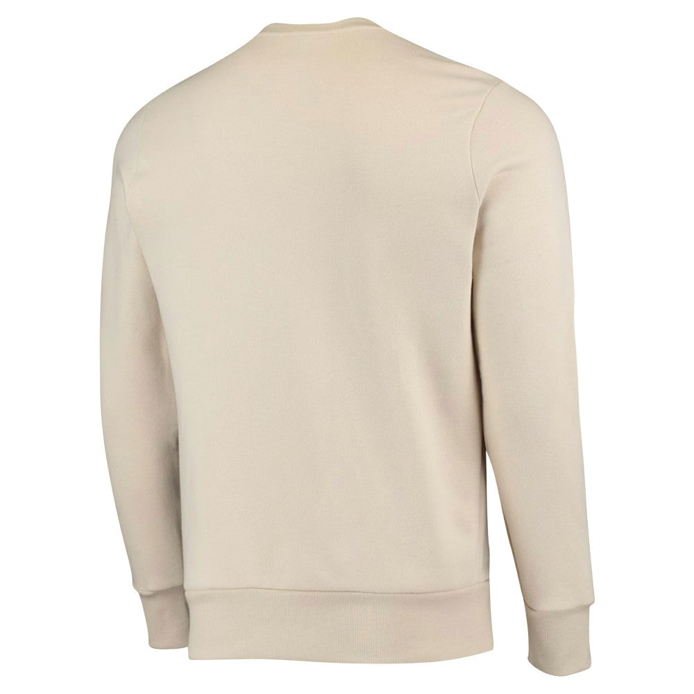 Oatmeal New York Mets Majestic Threads Fleece Pullover Sweatshirt