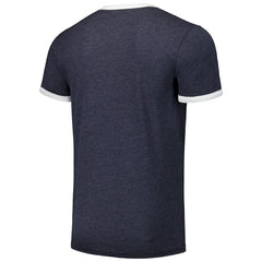Navy Tampa Bay Rays Majestic Threads Ringer Tri-Blend T-Shirt