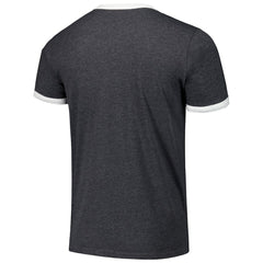 Black Tampa Bay Rays Majestic Threads Ringer Tri-Blend T-Shirt