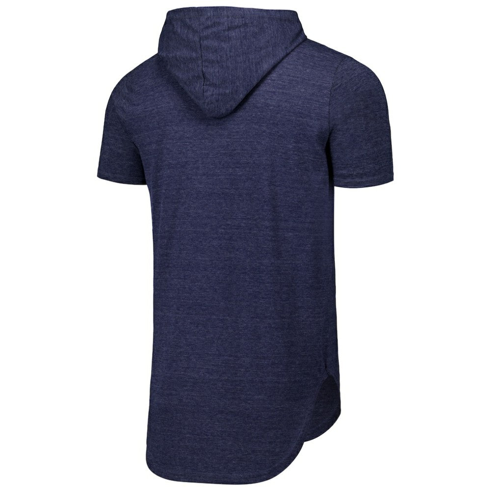 Navy Boston Red Sox Majestic Threads Tri-Blend Hoodie T-Shirt