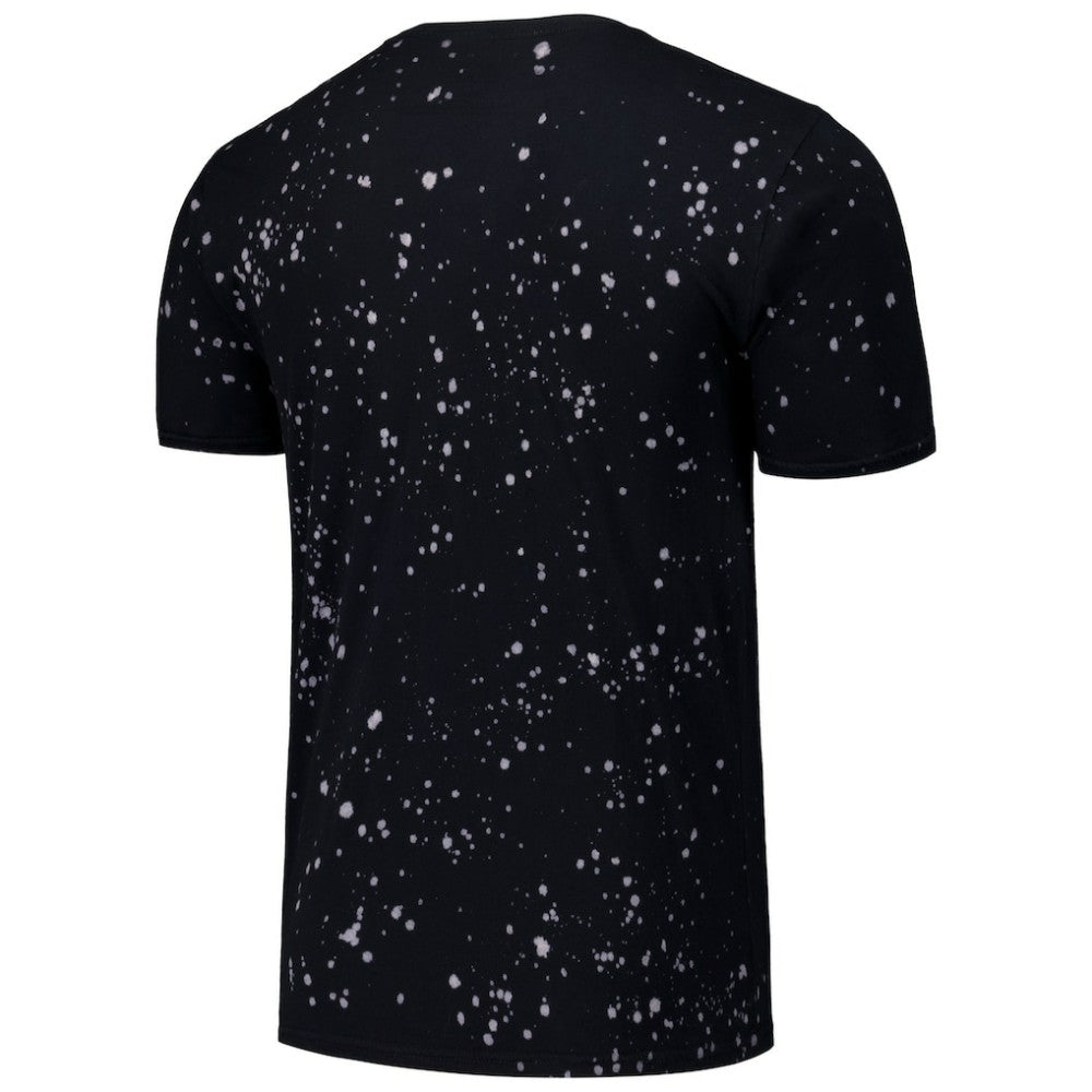 Black/White Los Angeles Dodgers Majestic Threads Splatter T-Shirt
