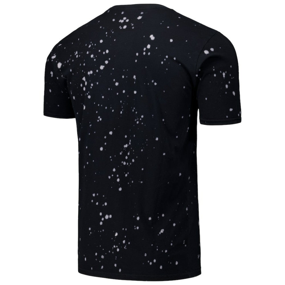 Black/White Boston Red Sox Majestic Threads Splatter T-Shirt