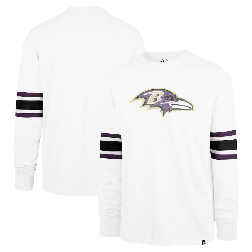 '47 Gridiron Premier Brex Long Sleeve T-Shirt - Baltimore Ravens T-shirts