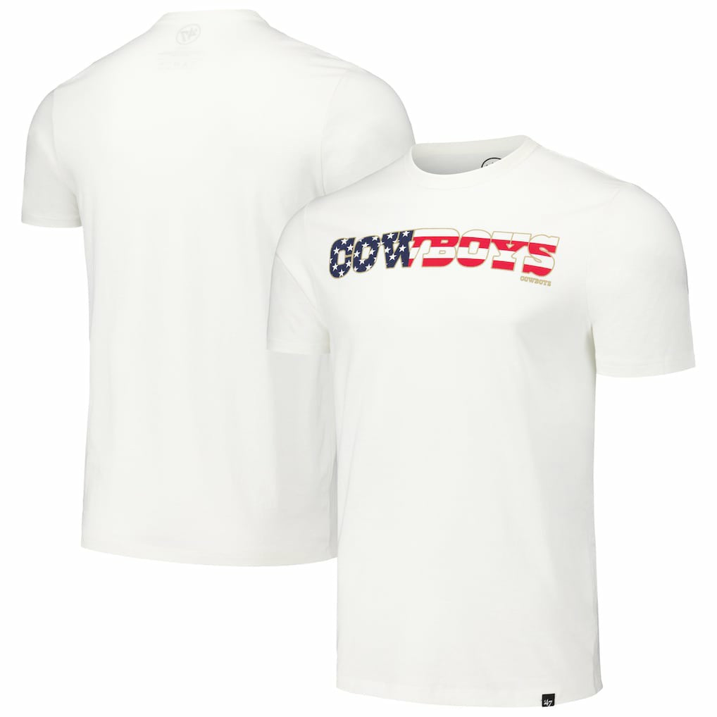 '47 Flag Script Franklin T-Shirt - Dallas Cowboys T-shirts