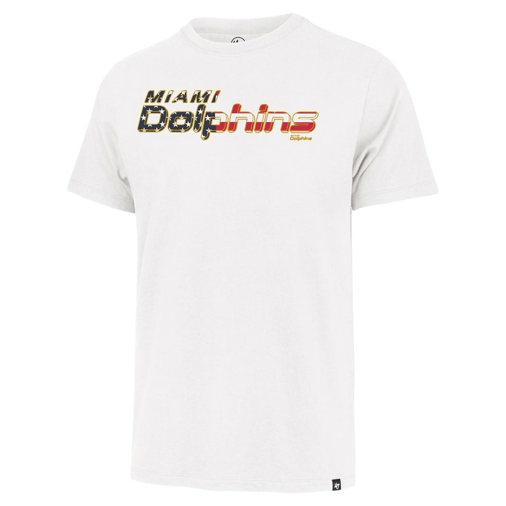 '47 Flag Script Franklin T-Shirt - Miami Dolphins T-shirts