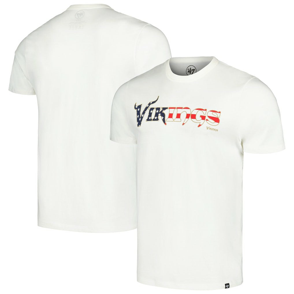'47 Flag Script Franklin T-Shirt - Minnesota Vikings T-shirts