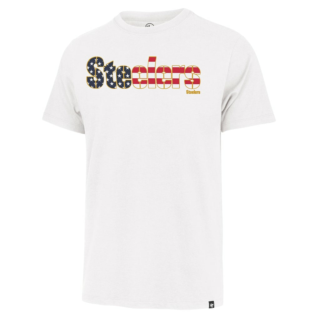 '47 Flag Script Franklin T-Shirt - Pittsburgh Steelers T-shirts