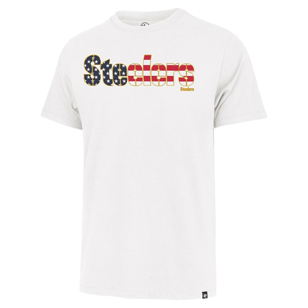 '47 Flag Script Franklin T-Shirt - Pittsburgh Steelers T-shirts