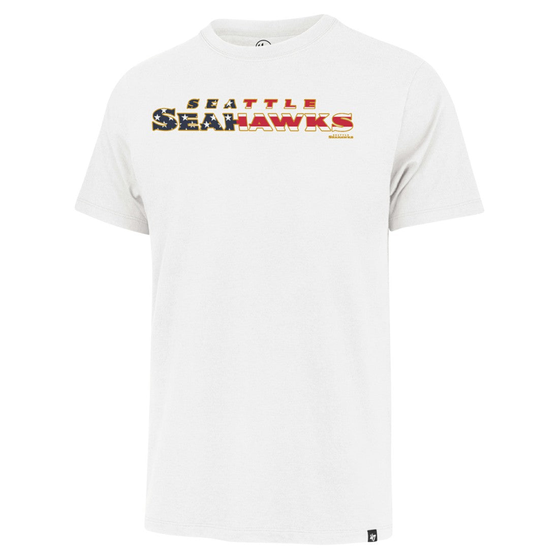 '47 Flag Script Franklin T-Shirt - Seattle Seahawks T-shirts