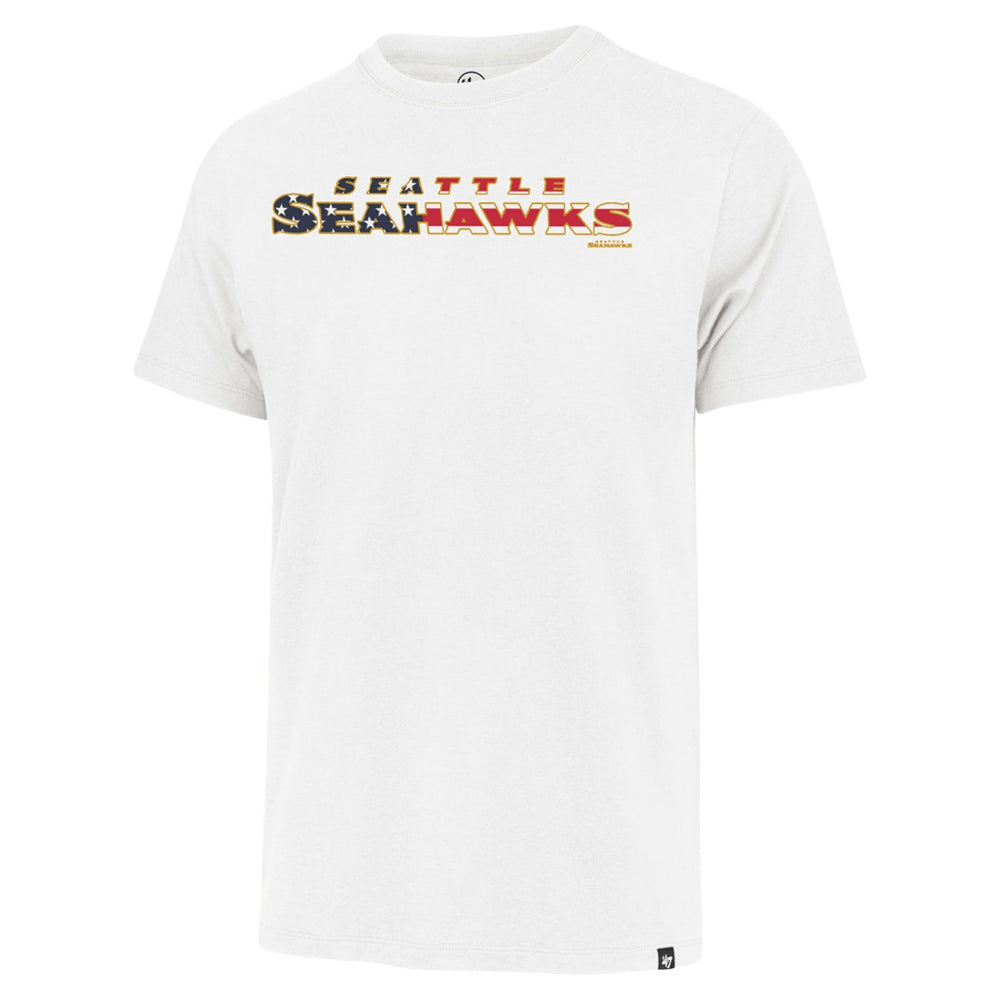 '47 Flag Script Franklin T-Shirt - Seattle Seahawks T-shirts