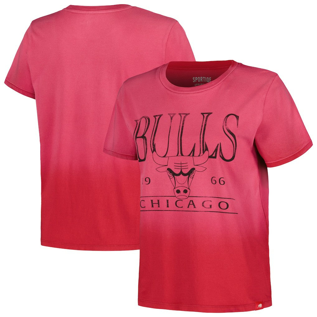 Chicago Bulls Sportiqe Women's Arcadia Sun-Dipped T-Shirt sale