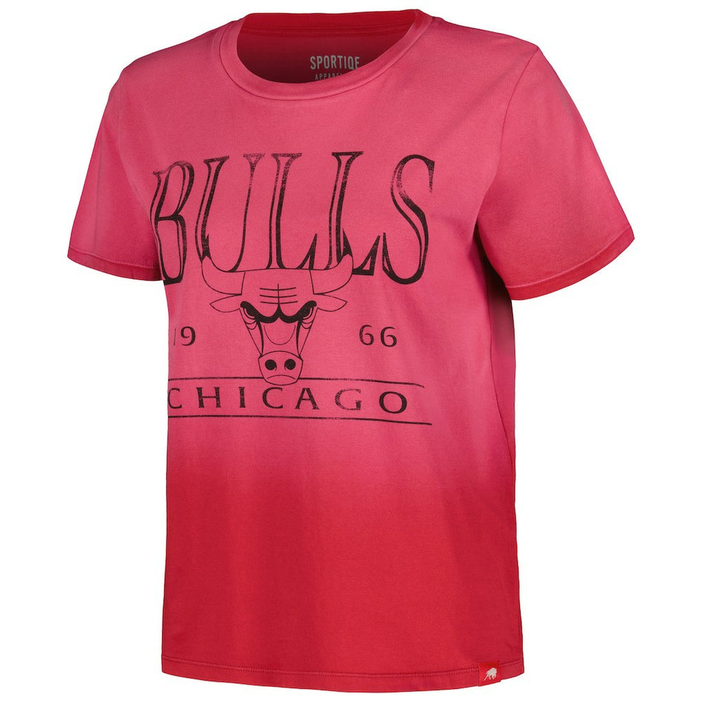 Chicago Bulls Sportiqe Women's Arcadia Sun-Dipped T-Shirt sale