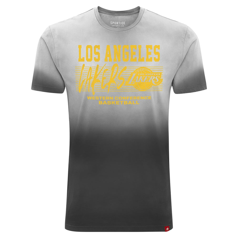 Los Angeles Lakers Sportiqe Unisex Bingham Sun-Fade T-Shirt