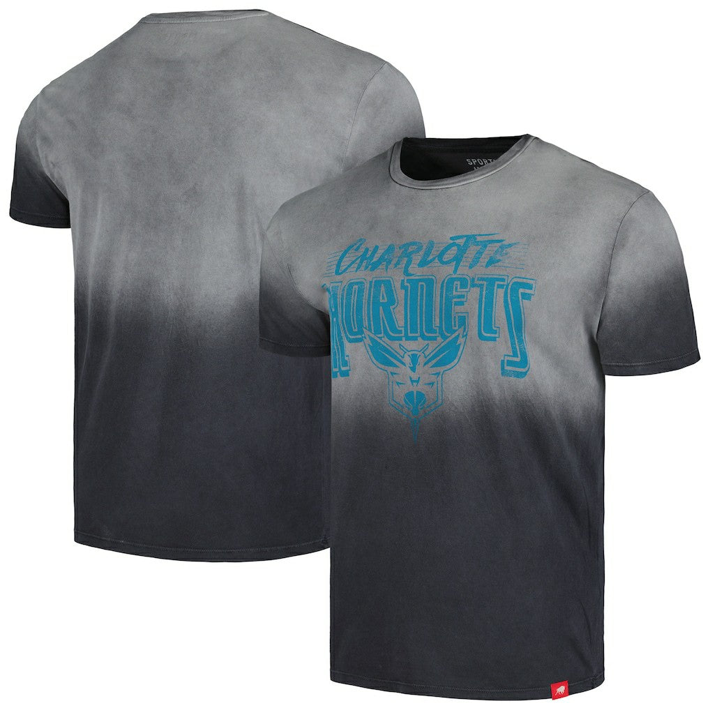 Charlotte Hornets Sportiqe Unisex Bingham Sun-Fade T-Shirt