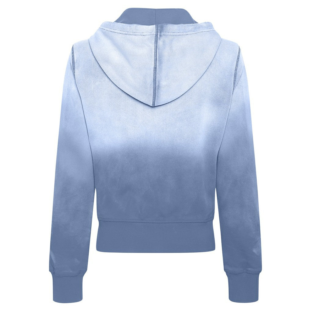 Philadelphia 76ers Sportiqe Women's Carli Sun Fade Full-Zip Hoodie