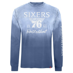 Philadelphia 76ers Sportiqe Unisex Mohave Sun-Dipped Long Sleeve T-Shirt