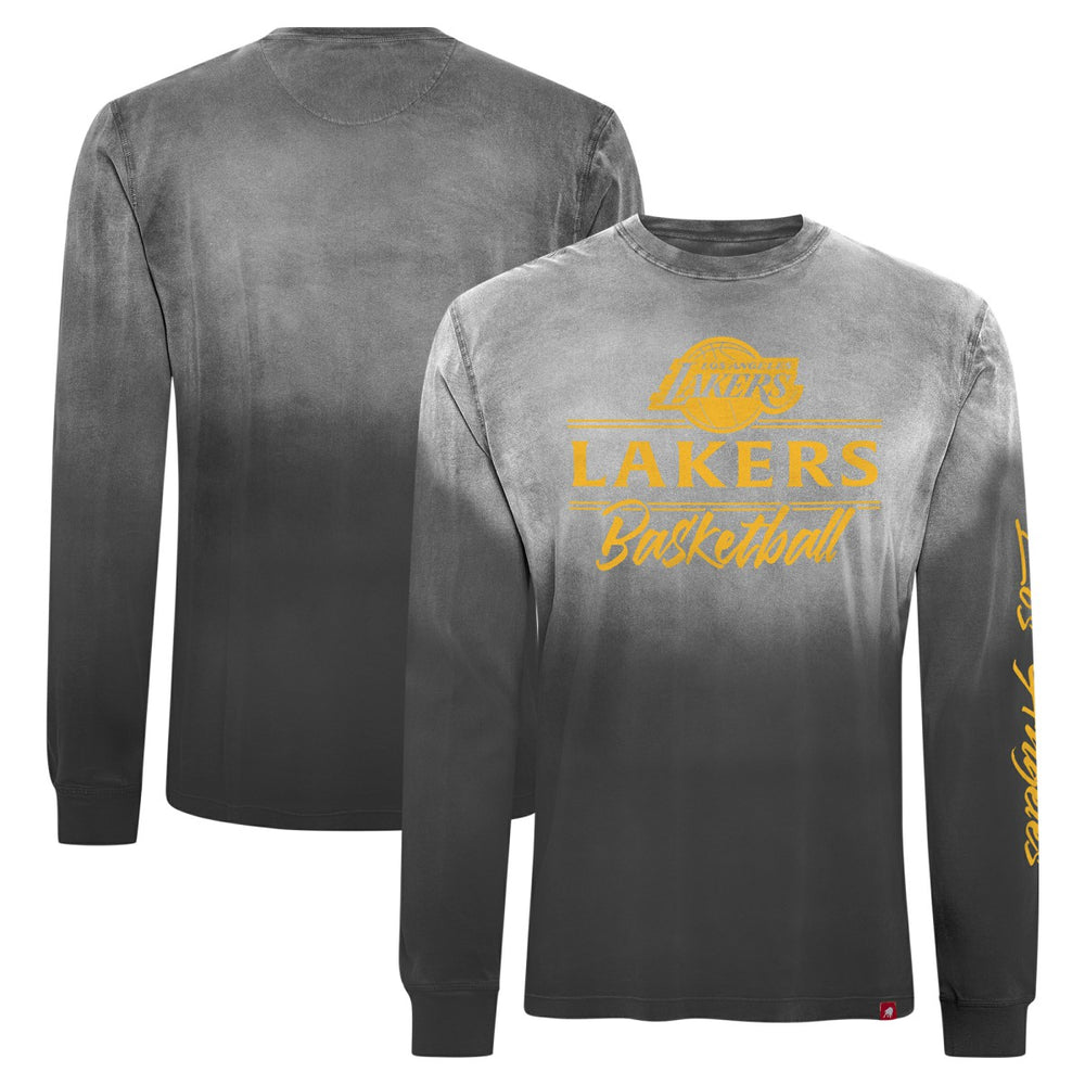 Los Angeles Lakers Sportiqe Unisex Mohave Sun-Dipped Long Sleeve T-Shirt