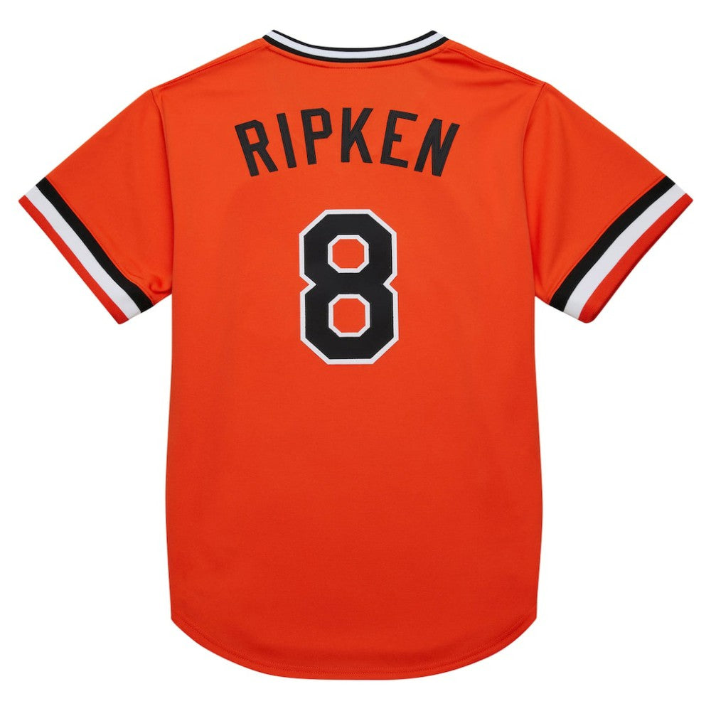 Orange Cal Ripken Jr. Baltimore Orioles Mitchell & Ness 2001 Cooperstown Collection Authentic Throwback Jersey