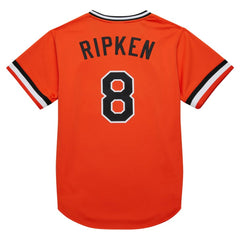 Orange Cal Ripken Jr. Baltimore Orioles Mitchell & Ness 2001 Cooperstown Collection Authentic Throwback Jersey