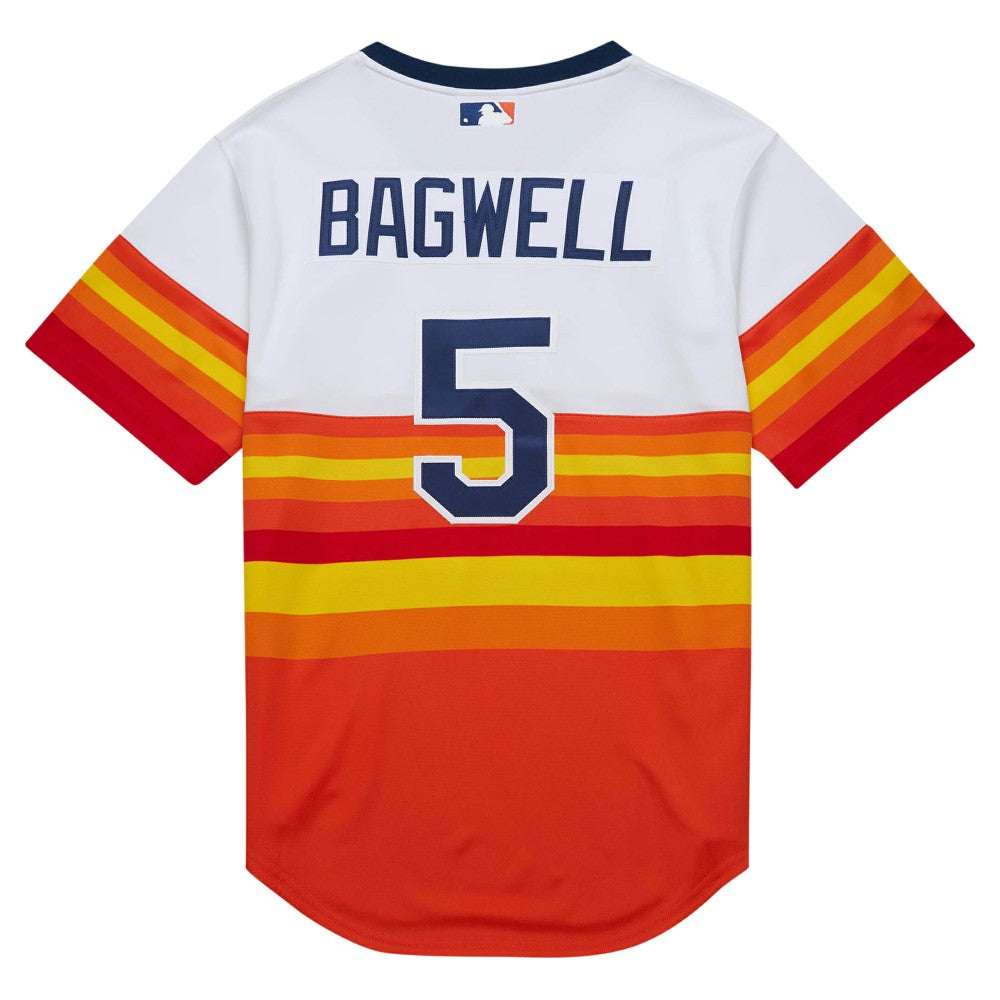 White Jeff Bagwell Houston Astros Mitchell & Ness 2004 Cooperstown Collection Authentic Throwback Jersey