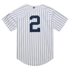 White Derek Jeter New York Yankees Mitchell & Ness 2014 Cooperstown Collection Authentic Throwback Jersey