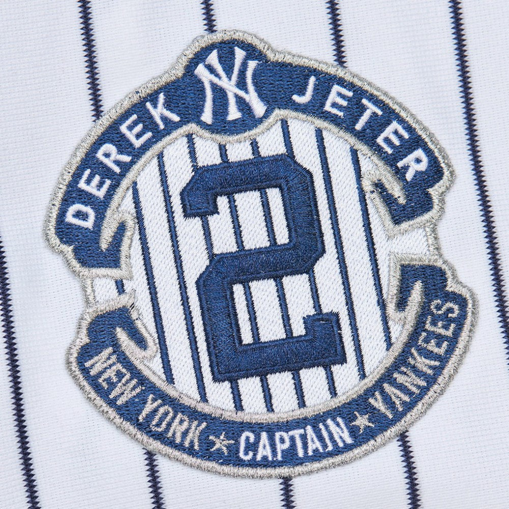 White Derek Jeter New York Yankees Mitchell & Ness 2014 Cooperstown Collection Authentic Throwback Jersey