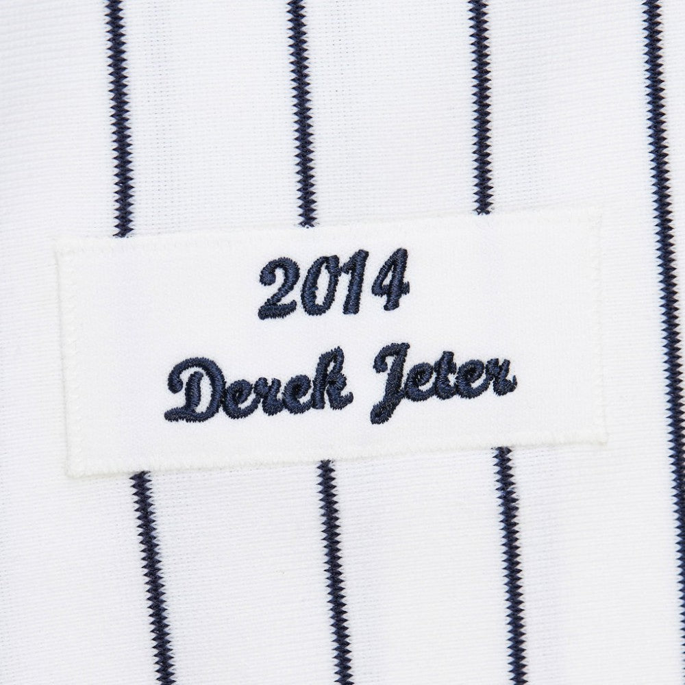White Derek Jeter New York Yankees Mitchell & Ness 2014 Cooperstown Collection Authentic Throwback Jersey