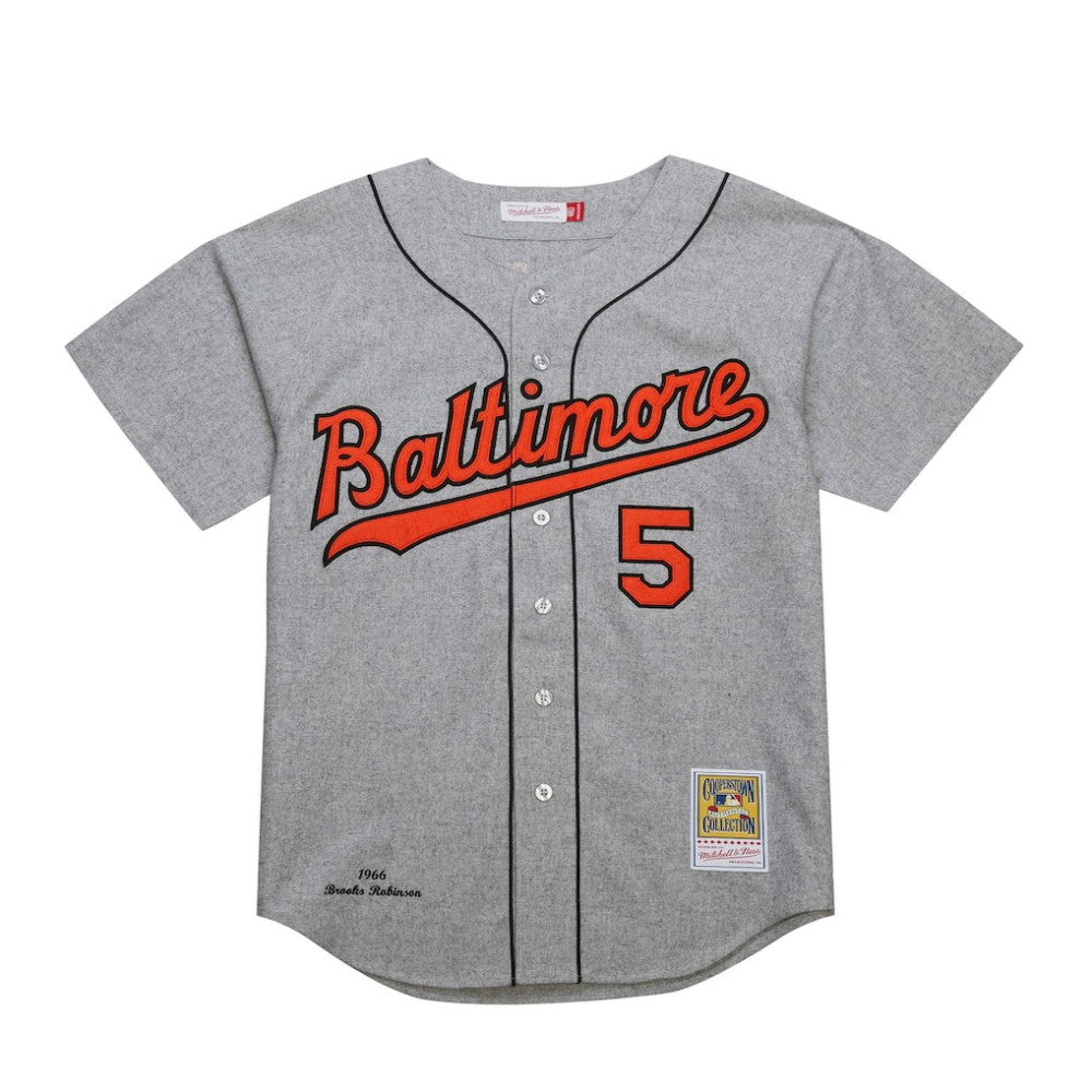 Gray Brooks Robinson Baltimore Orioles Mitchell & Ness Cooperstown Collection 1966 Authentic Jersey
