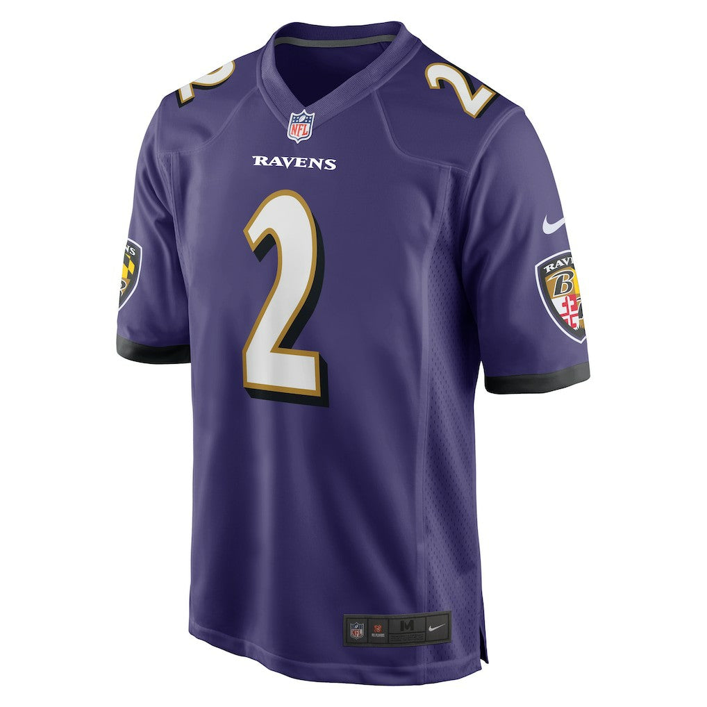 Nate Wiggins  Player Game Jersey - Baltimore Ravens Jerseys