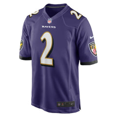 Nate Wiggins  Player Game Jersey - Baltimore Ravens Jerseys