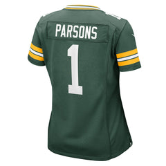 Micah Parsons  Women's Game Player Jersey - Green Bay Packers Jerseys