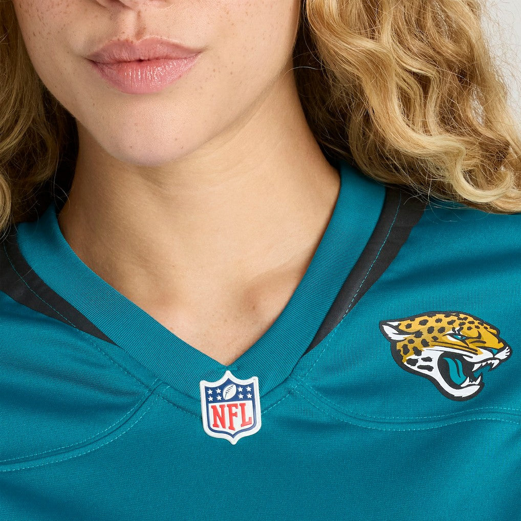 Travis Hunter  Women's 2025 NFL Draft First Round Pick Team Game Player Jersey - Jacksonville Jaguars Jerseys