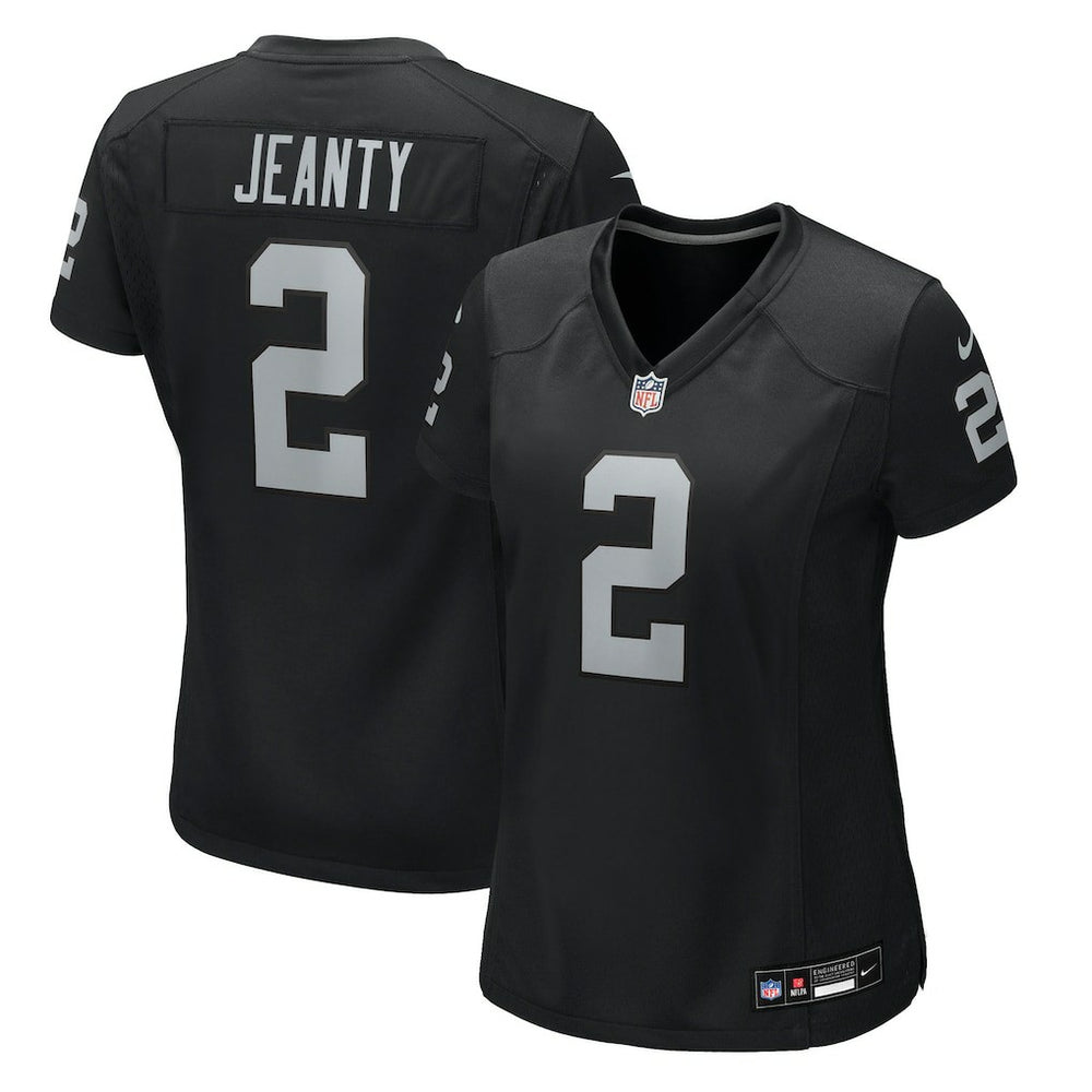 Ashton Jeanty  Women's 2025 NFL Draft First Round Pick Team Game Jersey - Las Vegas Raiders Jerseys