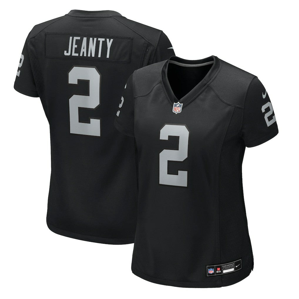 Ashton Jeanty  Women's 2025 NFL Draft First Round Pick Team Game Jersey - Las Vegas Raiders Jerseys
