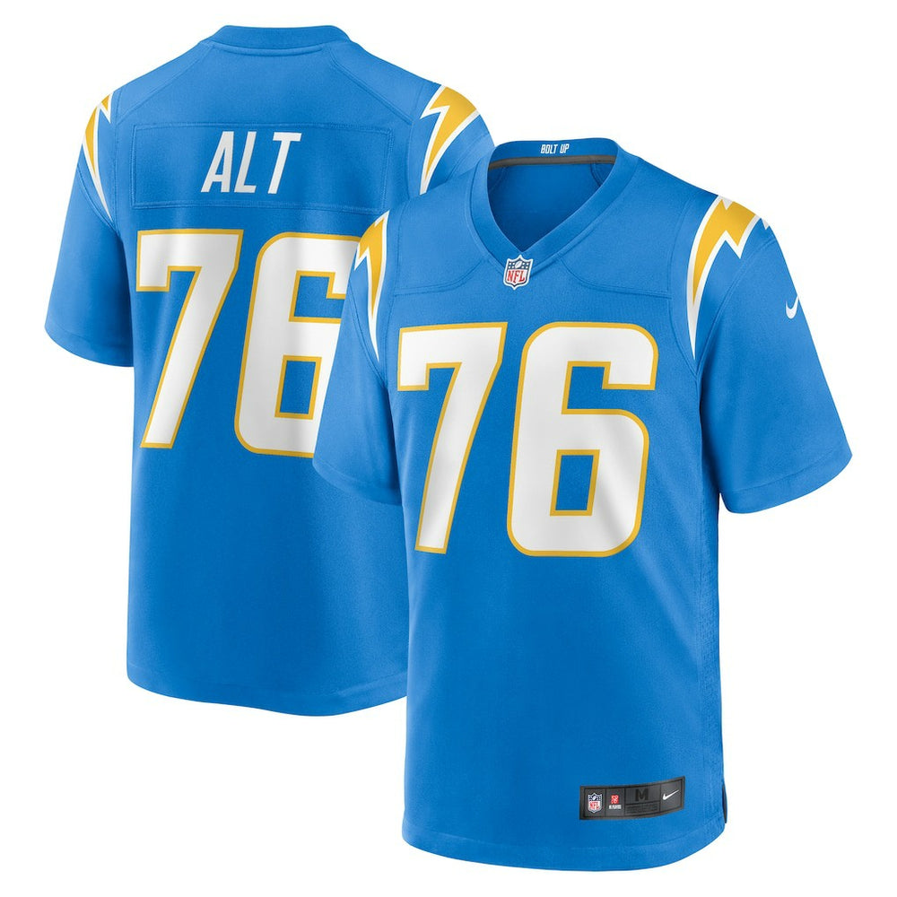 Joe Alt  Player Game Jersey - Los Angeles Chargers Jerseys