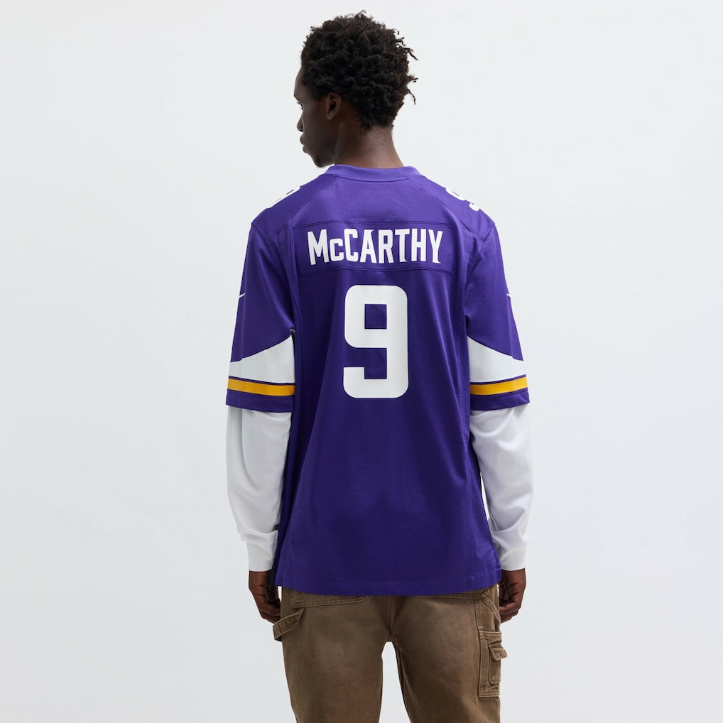 J.J. McCarthy  Player Game Jersey - Minnesota Vikings Jerseys