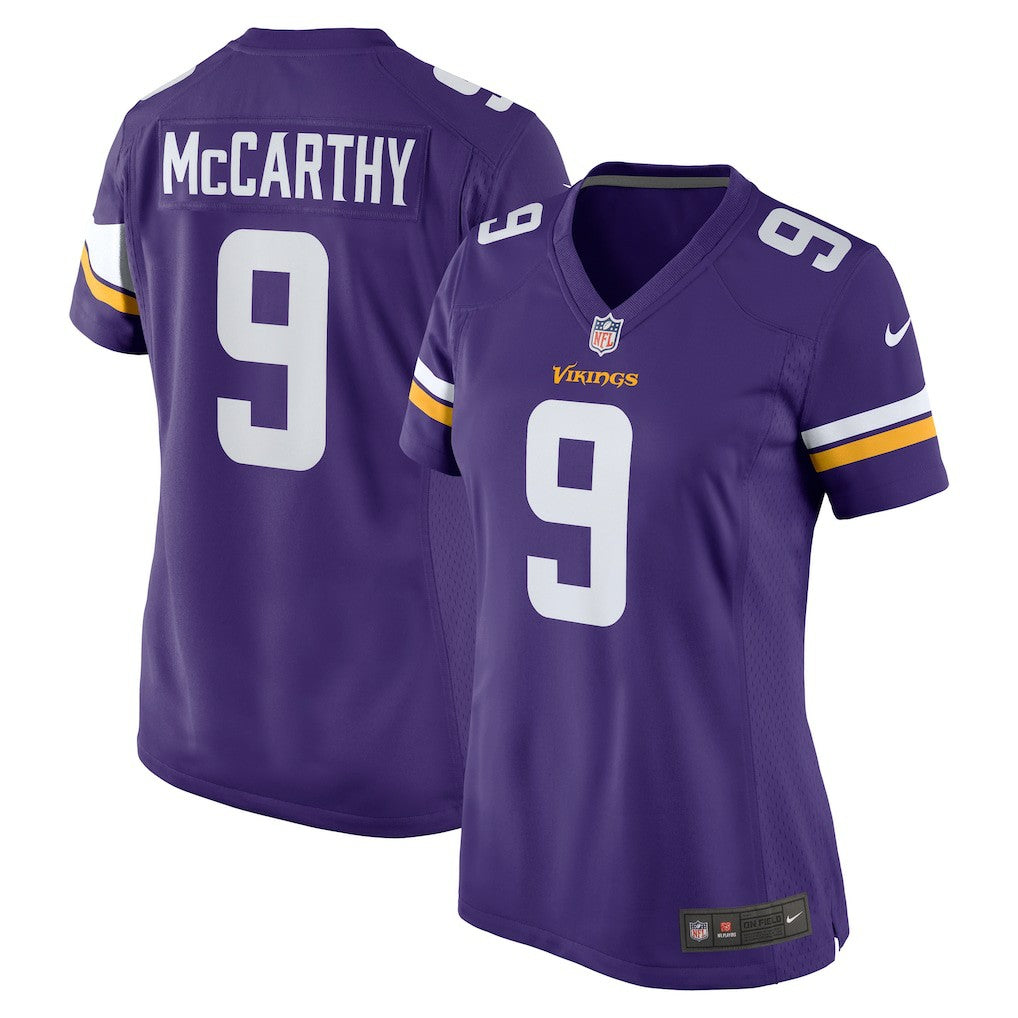 J.J. McCarthy  Women's Player Game Jersey - Minnesota Vikings Jerseys