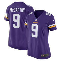 J.J. McCarthy  Women's Player Game Jersey - Minnesota Vikings Jerseys