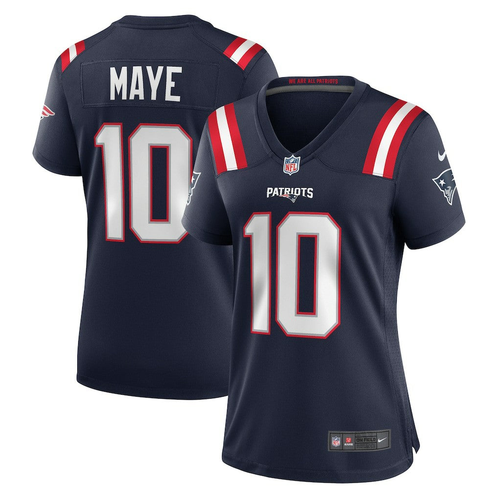 Drake Maye  Women's Player Game Jersey - New England Patriots Jerseys