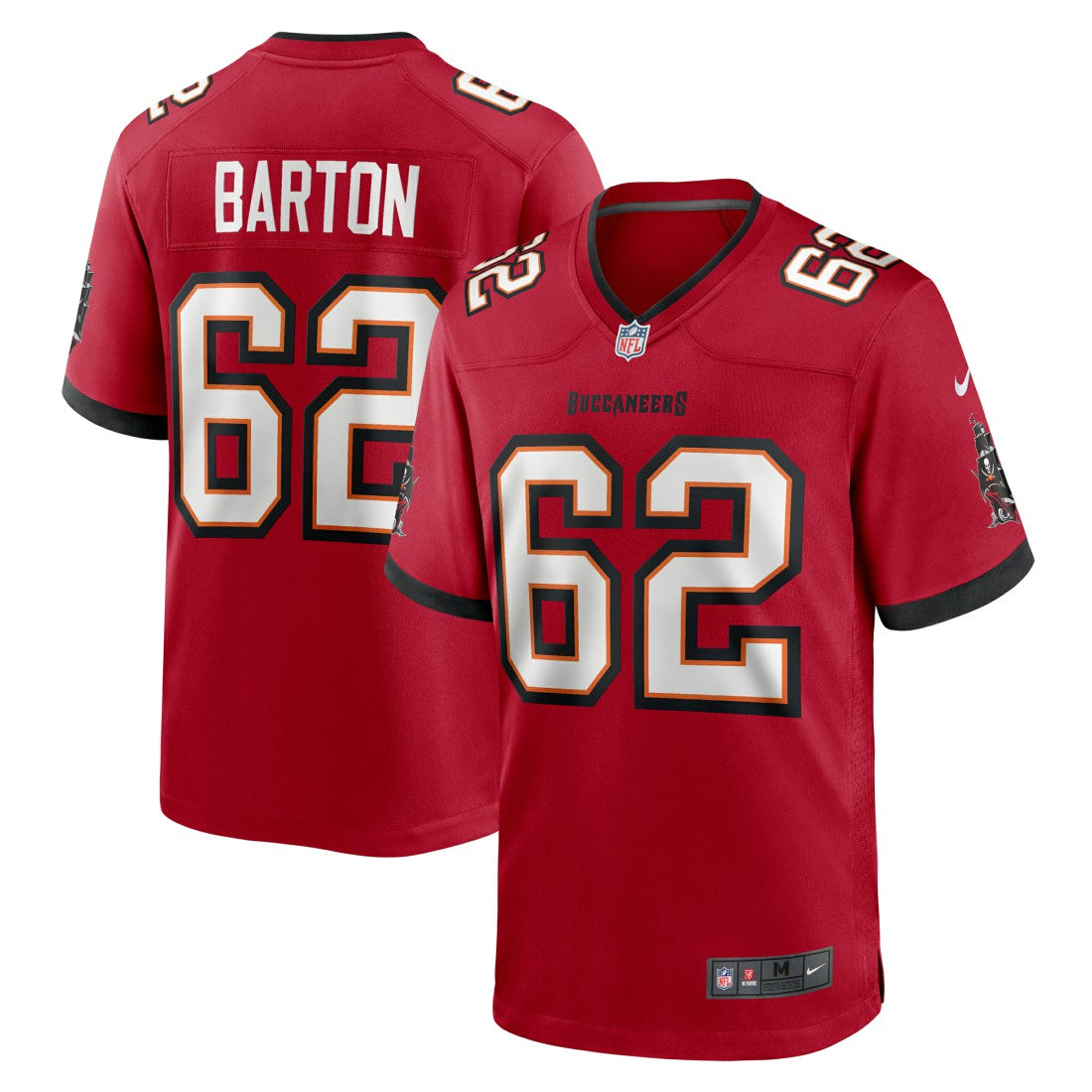 Graham Barton  Player Game Jersey - Tampa Bay Buccaneers Jerseys