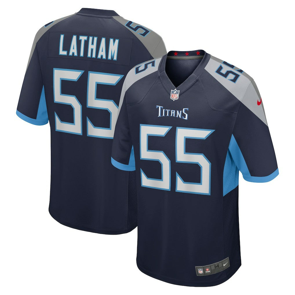 JC Latham  Player Game Jersey - Tennessee Titans Jerseys
