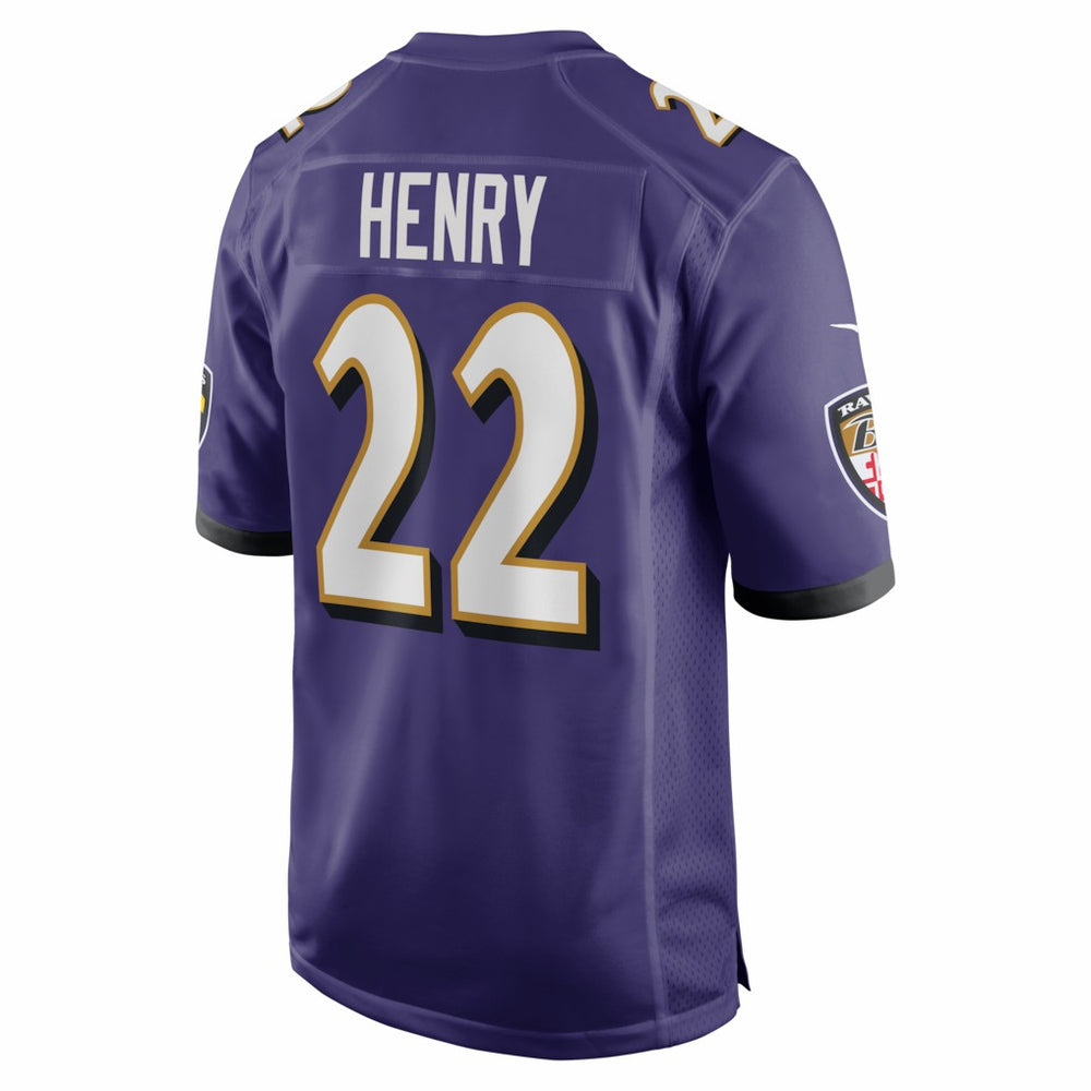 Derrick Henry  Game Player Jersey - Baltimore Ravens Jerseys