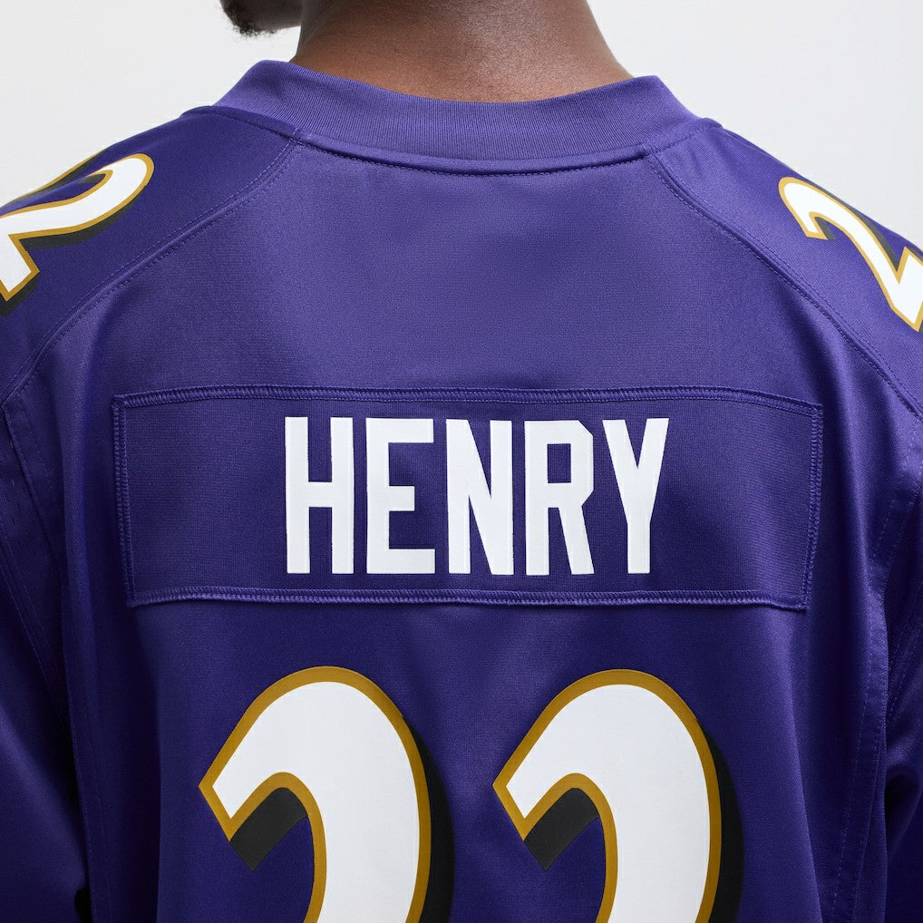 Derrick Henry  Game Player Jersey - Baltimore Ravens Jerseys