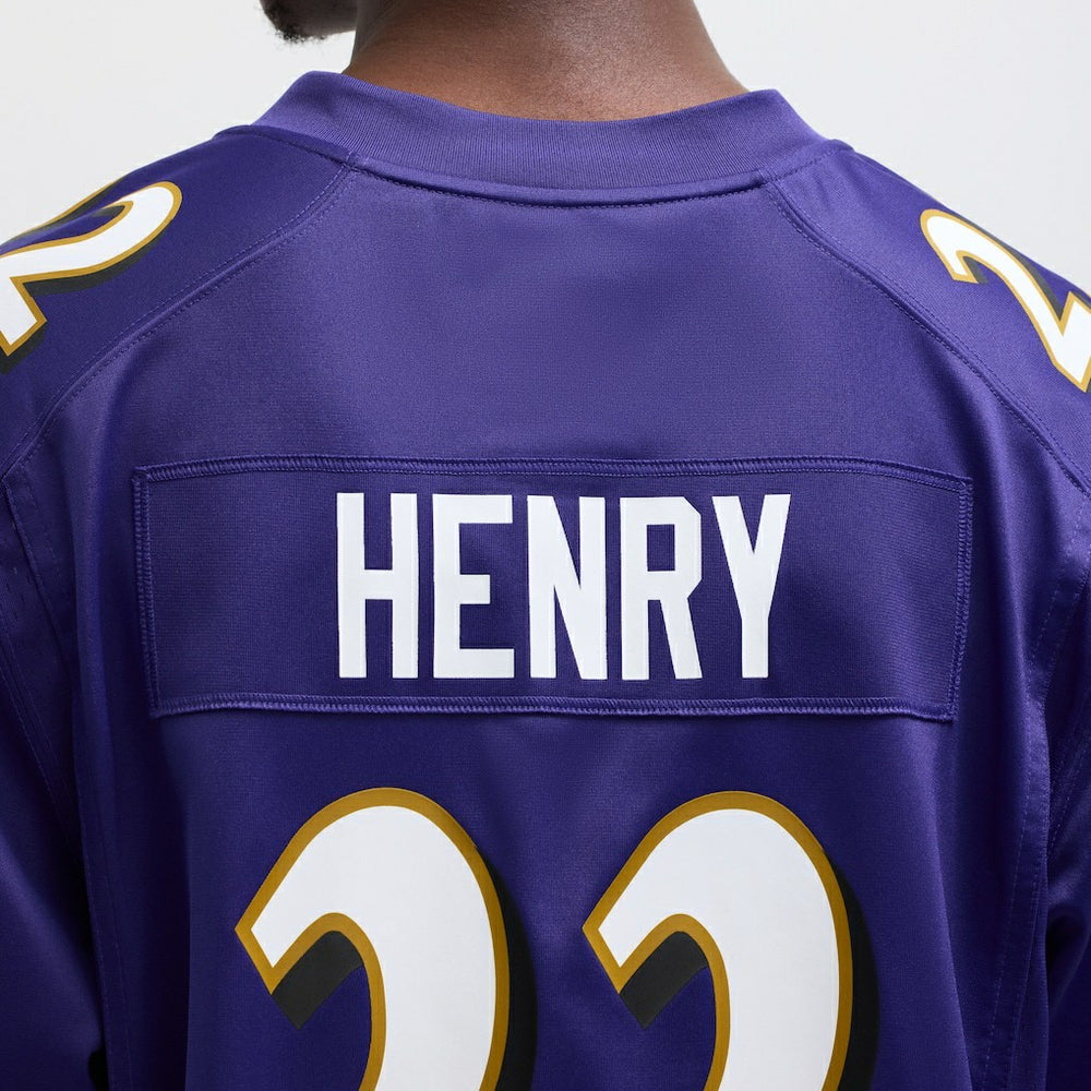 Derrick Henry  Game Player Jersey - Baltimore Ravens Jerseys